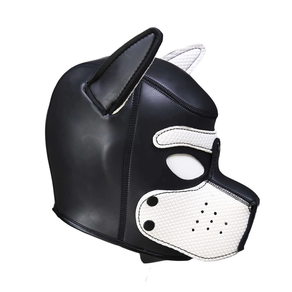 ALPHA PUP HOOD SET - White & Black