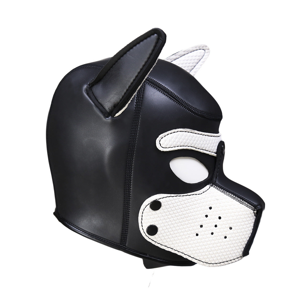 ALPHA PUP HOOD – White & Black