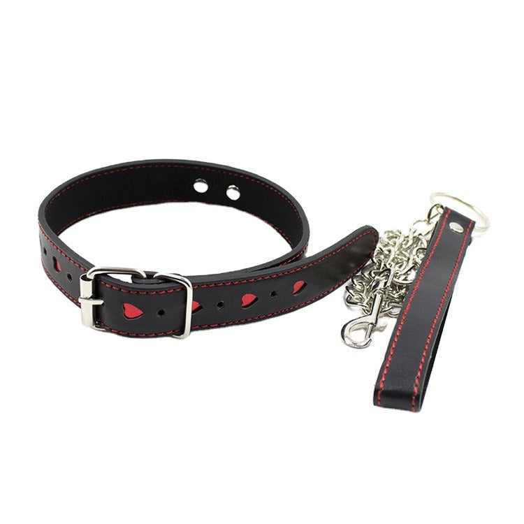 LOVE PUP COLLAR & CHAIN LEASH
