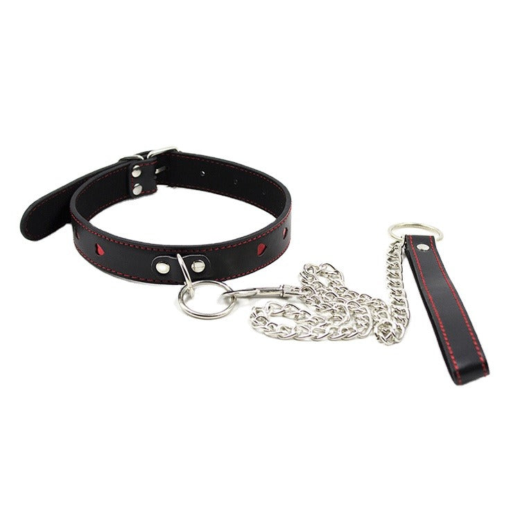 LOVE PUP COLLAR & CHAIN LEASH