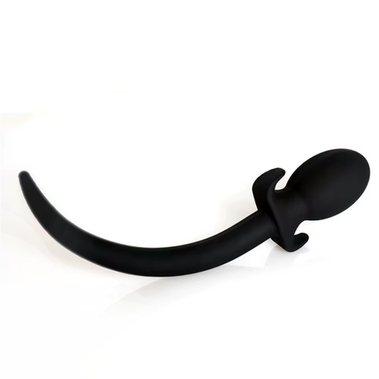 Omega Pup Tail Butt Plug - Black