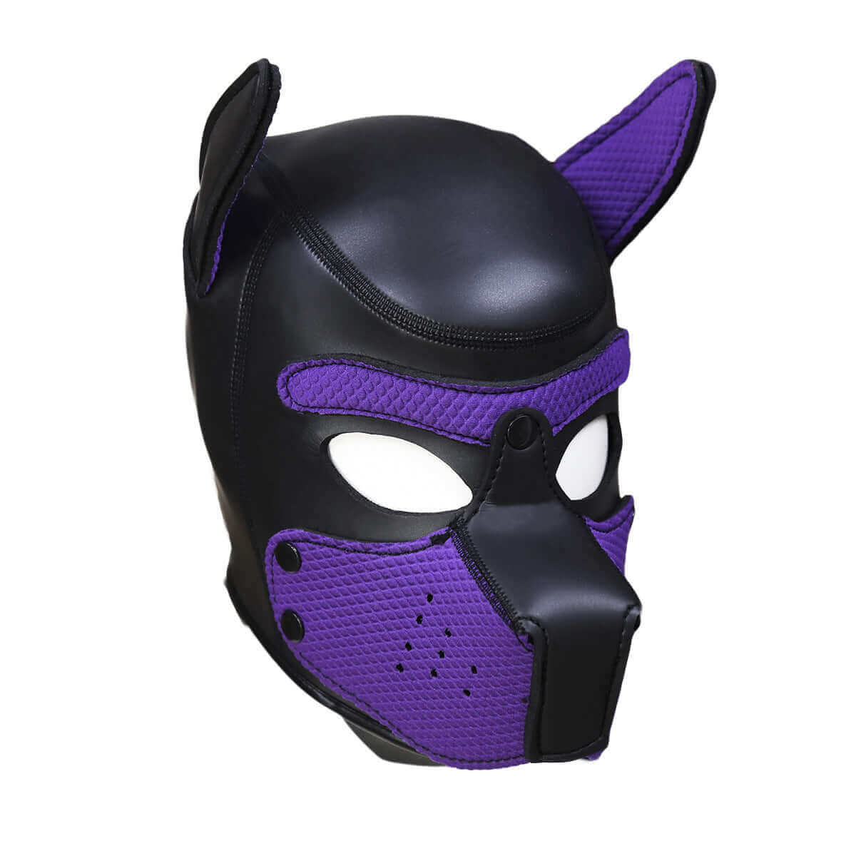 ALPHA PUP HOOD SET - Purple & Black